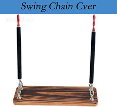 Swing Chain Cover, 2 Pcs Cover Grip Sleeve for Playground Black