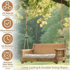 Adjustable Swing Rope Kit W/ Claws Easy Setup Safe Heavy-Duty Swinging New