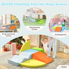 Climbing Toys for Toddlers Indoor, 7-Piece Soft Foam Climbing Blocks Set for …