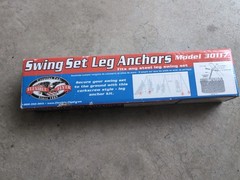Flexible Flyer 30117 Ground Anchor Kit for Metal Frame Swing Set
