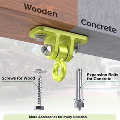 Swing Hangers for Wooden Sets Pack of 2 Heavy Duty Swingset Hardware with
