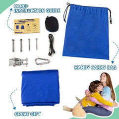 Large Sensory Swing for Kids with 360 Degree Swivel Hanger Indoor Therapy Hammoc