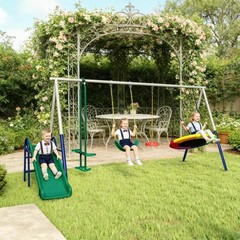 Outdoor Swings Glider Kids Swing Set Seat Backyard Heavy Duty
