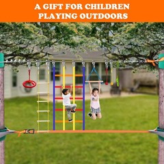 Ninja Steering Wheel for Kids Obstacle Course Backyard