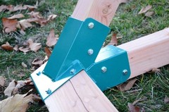 Swing Set Brackets – Heavy Duty Steel Kit, 2 DIY Wooden Swing Hardware Bracket
