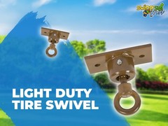 SWING SET STUFF INC. LIGHT DUTY TIRE SWIVEL KIT (YELLOW) kids fun boy girl 0302