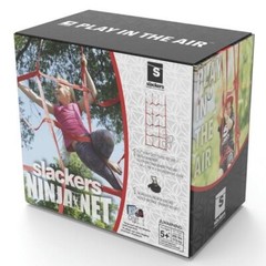 Ninja Climbers 4’x7′ Heavy Duty Cargo Net Slackline Obstacle Course Kid Playset