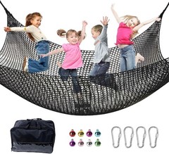 Easy Install Climbing Cargo Net – Playground Safety for Kids