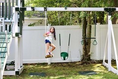Swing Set Conversion Bracket Heavy-Duty Steel Hanger Rope Adjustable Outdoor US
