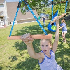 3 Ninja Monkey Bars Obstacle, Obstacle Course Bars, Outdoor Play Set, Swing A…