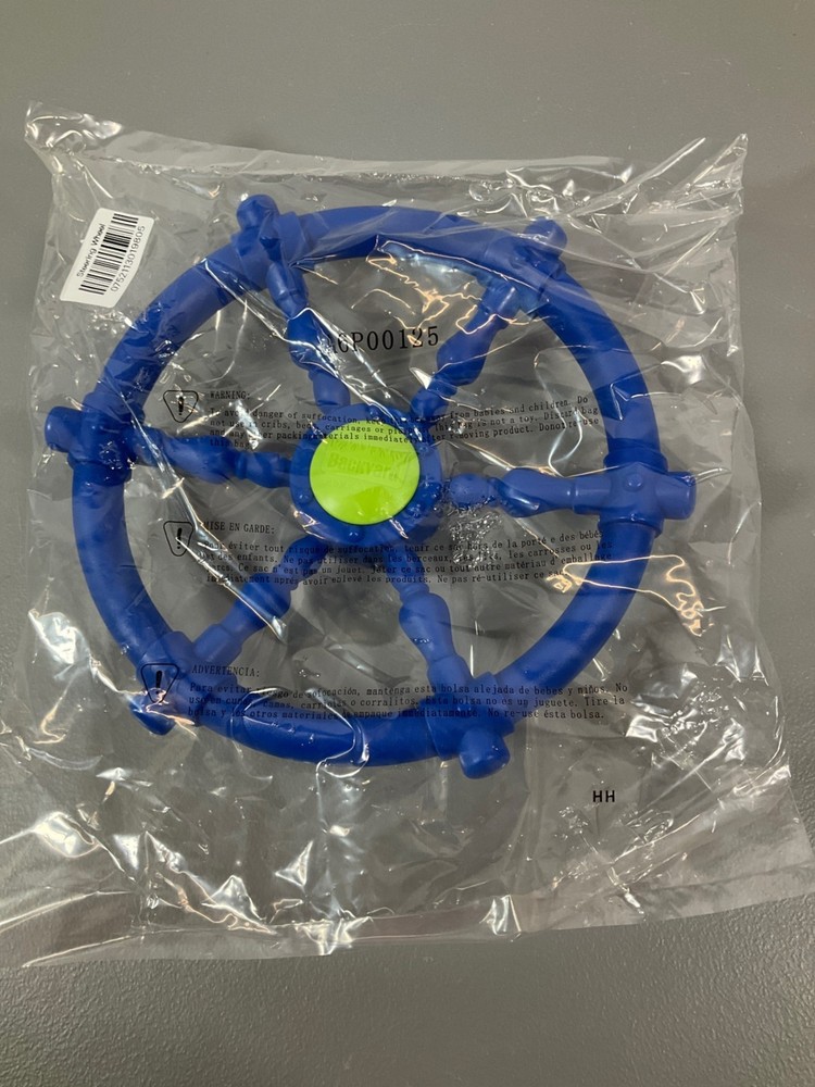 Backyard Discovery Premium Steering Wheel – Blue and Lime – NO HARDWARE