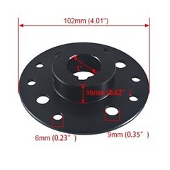 Sprocket Hub Adapter 1″ Bore 1/4″ Keyway 1″Bore 1/4 Keyway Black Sprocket Hub
