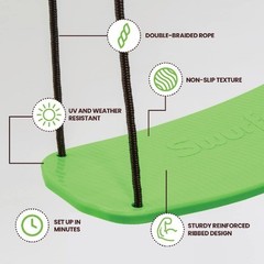 Kick Stand Up Outdoor Tree Swing for Holds Up to 200 lbs Ages 6 Years and Up