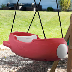 Rocket Swing for Two – Weather-Resistant Toddler Outdoor Swing for Ages 9M-3Y