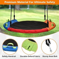 Tree Swing, Summer Swing, 40 inch 900lbs Weight Capacity, with Adjustable Hang
