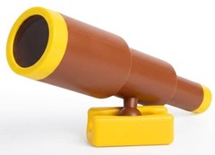 Playhouse Accessories for Kids Outdoor Playset – 11 inch Brown Telescope
