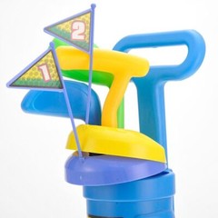 KidPlay Products Kids Toddler Outdoor Golf Club Pretend Play Set – Blue