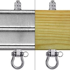 Heavy Duty Swing Hangers with Bearings – Set of 4 Stainless Steel 304 Hardware