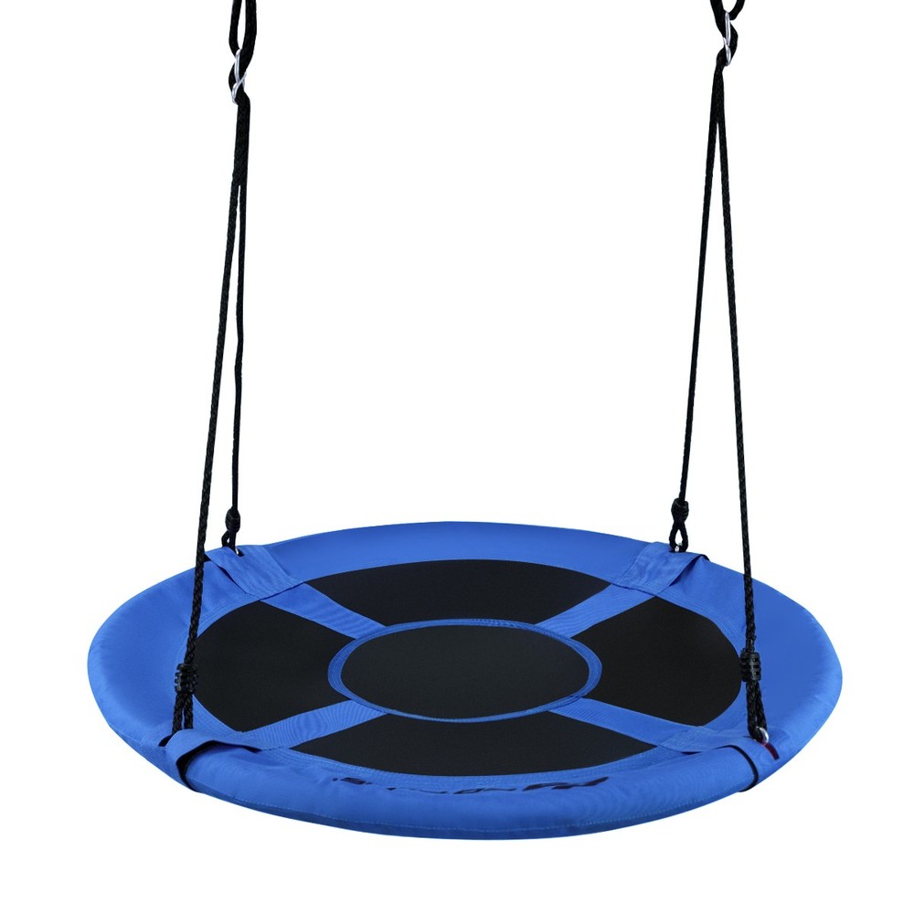 40″ Flying Saucer Tree Swing Play Set Kids Christmas Gift with Hanging Strap Kit