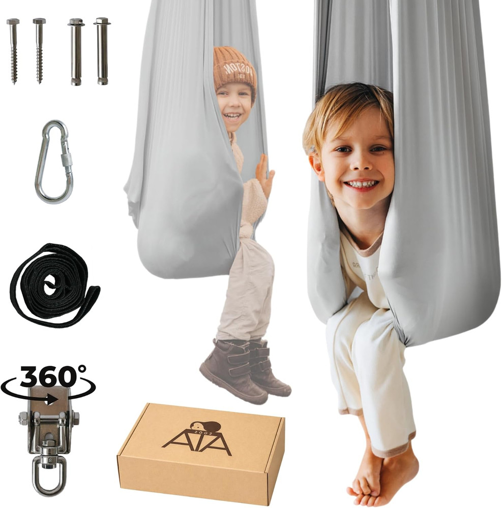 Sensory Swing for Kids & Adults (300 Lb Capacity) – Indoor & Outdoor Therapy Swi