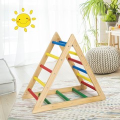 Climbing Triangle Ladder Wooden Triangle Climber Educational Toy