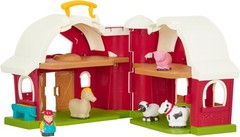 Portable Big Red Barn Playset with Animals – Perfect Learning Toy for Toddlers