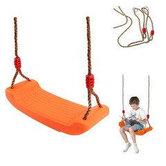 Tree Swing Seat, Swing Set for Outdoor & Indoor Playground, Orange