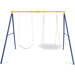 660 LBS Heavy-Duty Metal Swing Frame Extra Large Swing Stand for Kids and Adults