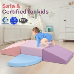 Climbing Foam Blocks for Toddlers: PU Leather Foam Blocks for Kids Active Pla…