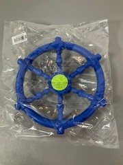 Backyard Discovery Premium Steering Wheel – Blue and Lime – NO HARDWARE
