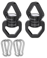 2 Pack Swing Swivel Hook, 35KN Aluminium Alloy Swing Swivel Heavy Duty, Swing…