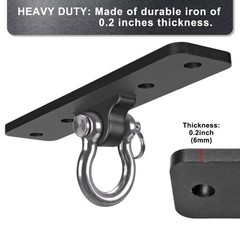 Dolibest Ceiling Mount Swing Hanger Heavy Duty Swing Set Hook for Porch Swing…