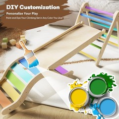 7-in-1 Foldable Montessori Pikler Climbing Set