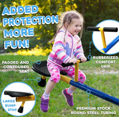 Swivel Teeter Totter Indoor for Toddlers Age 2-5, 360 Seesaw Frame Expands