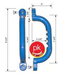 SwingSet Playset Playground Jungle Gym Handles yard Hand grip Safety (2) Blue
