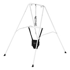 Uimoso Toddler Swing and Jumper Combo with A-Frame Stand in Black