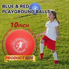 10″ Kickball Set with Carrying Bag – Dodge Balls for Kids & Adults, Outdoor Fun