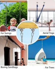 Heavy Duty Swing Hangers, Indoor-Outdoor Hooks, 2-Pack