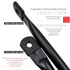 31″/78.5cm Garden Swing Replacement Bars Metal Round 31″ (78.5cm) Matte Black