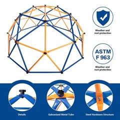 Toddler Climbing Frame Sport Play Kids Jungle Gym Dome Outdoor Activity Center