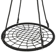 40″ Spider Web Tree Net Swing Safe Nylon Rope Max 600 LBs Play Outside Yard