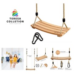 Heavy Duty Outdoor Swing – Ideal for Kids and Adults – Easy Tool-Free Install