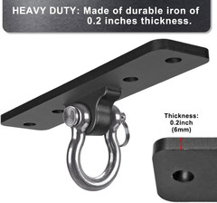 Heavy Duty Ceiling Swing Mount 900LB Hook for Hammock Yoga Rings Punch Bag