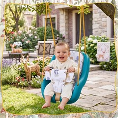 New Swing Seat Hanging Chair Outdoor Baby Toddler Kids Child Tree Play Children