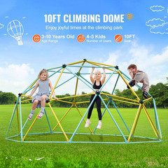 Climbing Dome-Outdoor Fun for Kids This 10 Ft. Geometric Dome Climber Supports u