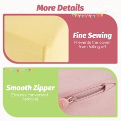 5PCS Climb and Crawl Playset w/ Ball Pit for Kids Zippers for Playroom