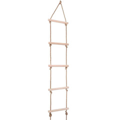 Children Climbing Rope Ladder Wooden Material Kids Swing Indoor Outdoor Game Toy