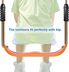 BeneLabel Non-Slip Swing Seat with Adjustable Rope and Carabiners – Heavy Dut…