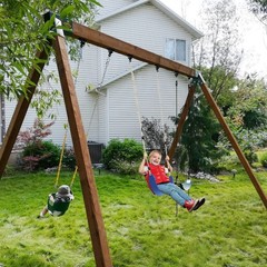 Heavy Duty Swing Hangers Swing Set Hardware Playground Porch Yoga Seat Trapez…