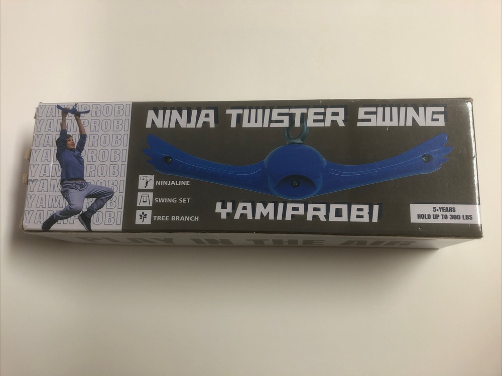 Ninja Twister Swing Spins Set: Slackline Attachments – 360° Handle Twist-Spin